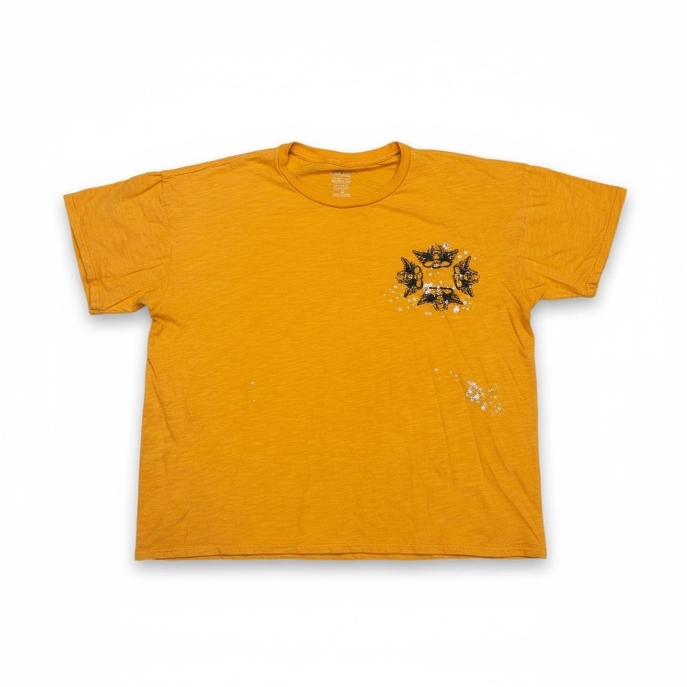 Oversized Boys Lie Mustard Graphic Tee - Flaw - Picture 7 of 10